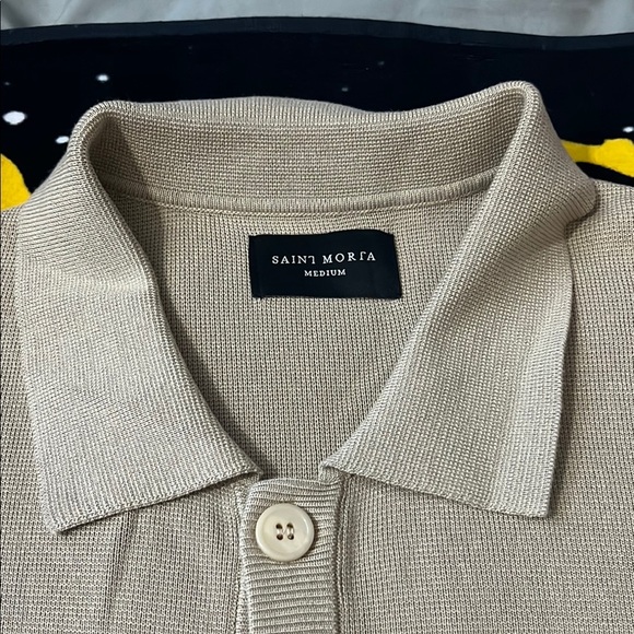 Saint Morta Long Sleeve Button Up Sweater Mens M - Picture 6 of 8